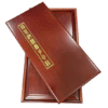 32*16*3cm  Xuan Paper Rice Paper Calligraphy <The Heart Sutra of Buddhism >  brochure Yellow sandalwood Gift Package Box set