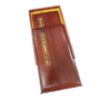 32*16*3cm  Xuan Paper Rice Paper Calligraphy <The Heart Sutra of Buddhism >  brochure Yellow sandalwood Gift Package Box set