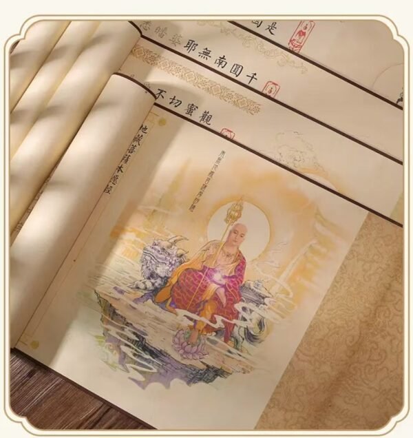 Xuan Paper Art Paper Calligraphy Tracing Writing Copying of < The Heart of Prajna Paramita Sutra > Song Brocade Box Set