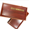 32*16*3cm  Xuan Paper Rice Paper Calligraphy <The Heart Sutra of Buddhism >  brochure Yellow sandalwood Gift Package Box set
