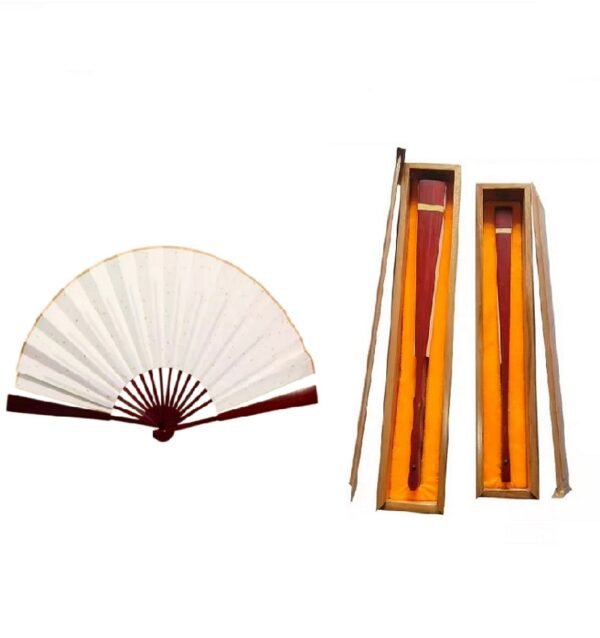 10 " Inch Chinese Camphor Wood Xuan （Art） Paper Folding Fan Box