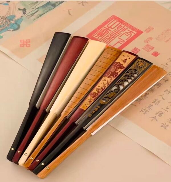 10 " Inch Chinese Camphor Wood Xuan （Art） Paper Folding Fan Box