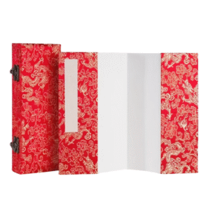 8*20cm xuan paper  calligraphy paper Art paper Drawing Painting Paper  Folding Brochure booklet Song Brocade Box Set
