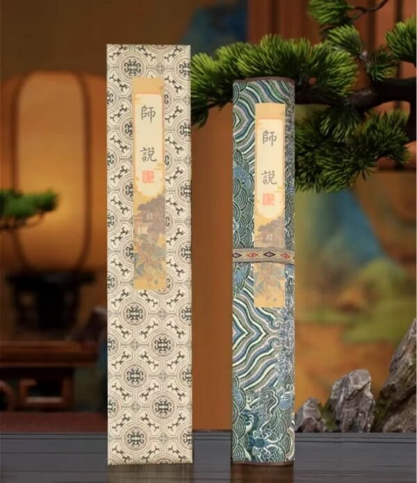 xuan paper calligraphy paper artworks tracing writing scroll of < Master Said> Song Brocade Box Set