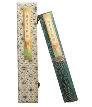 Rice Paper Calligraphy paper painting artworks tracing writing chinese poem  scroll of < GUI QU LAI XI CI > Song Brocade Box Set