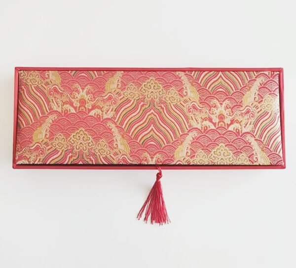 Song Brocade Red Color gift jewelry box chinese traditional gift box