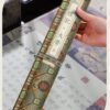 Chinese Xuan Paper Art Paper rice paper calligraphy paper Tracing Writing Copying Scroll of  < Li Ji Da Xue > Song Brocade Box Set