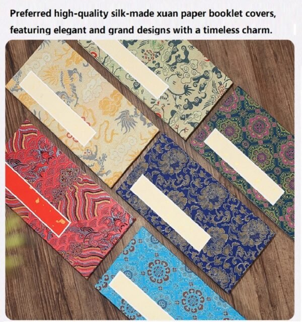 Chinese Xuan Paper  Folding Painting Calligraphy Booklet