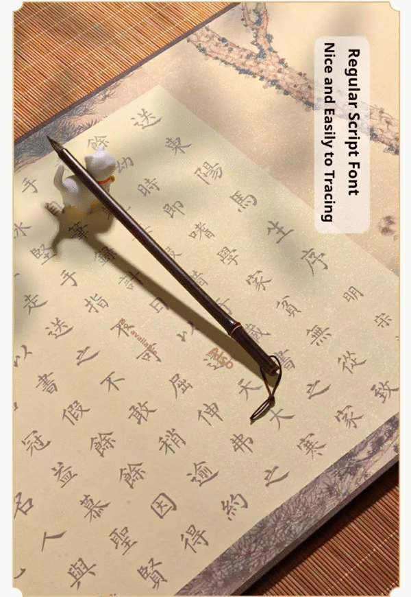 Chinese Xuan Paper Art Paper Rice paper calligaphy tracing writing copying  scroll  of < SONG DONG YANG MA XU > Song Brocade Box Set