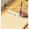 Rice Paper Calligraphy paper painting artworks tracing writing chinese poem  scroll of < GUI QU LAI XI CI > Song Brocade Box Set