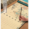 Xuan paper Caligraphy paper Artwork Artcrafts Tracing Writing Scroll of < The Collected Poems of Mr Cao Cao > Song Brocade Box Set