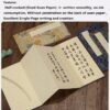 Chinese Xuan Paper  Folding Painting Calligraphy Booklet
