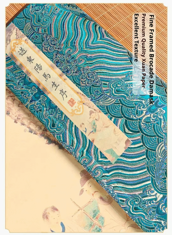 Chinese Xuan Paper Art Paper Rice paper calligaphy tracing writing copying  scroll  of < SONG DONG YANG MA XU > Song Brocade Box Set