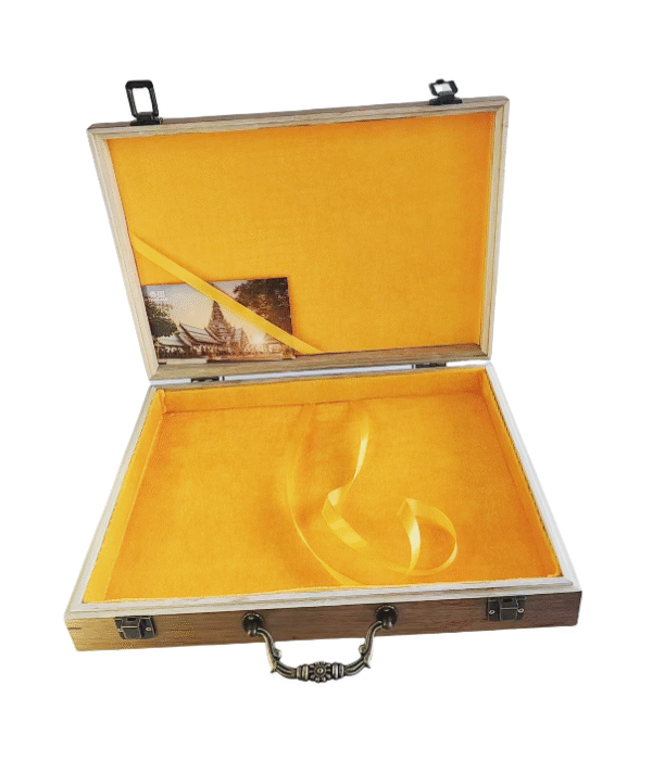 32.5 *23.5 *4.5cm Cinnamomum Camphora  Xuan Paper Brochure A4 Painting Frame Package Gift  Jewelry Wooden Box