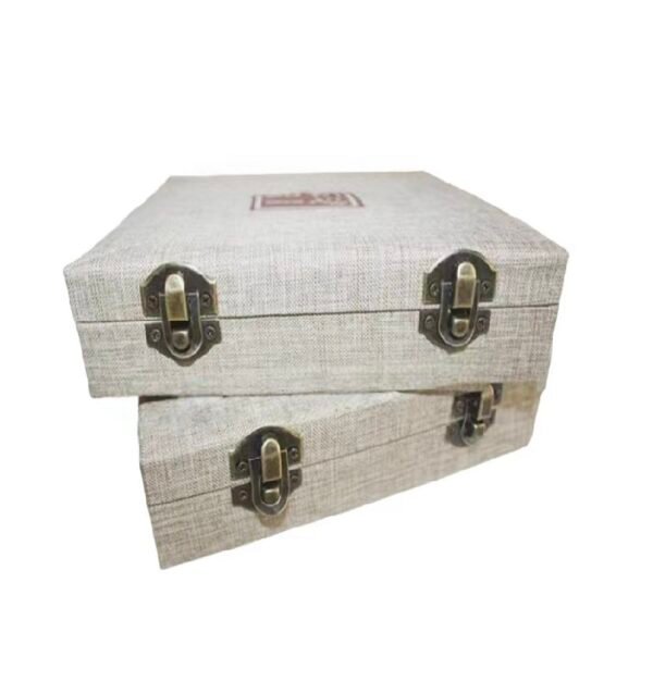 Stamp Seal mud stamp base Inkpad ,Signet base Gift Fine Linen Package Box Set