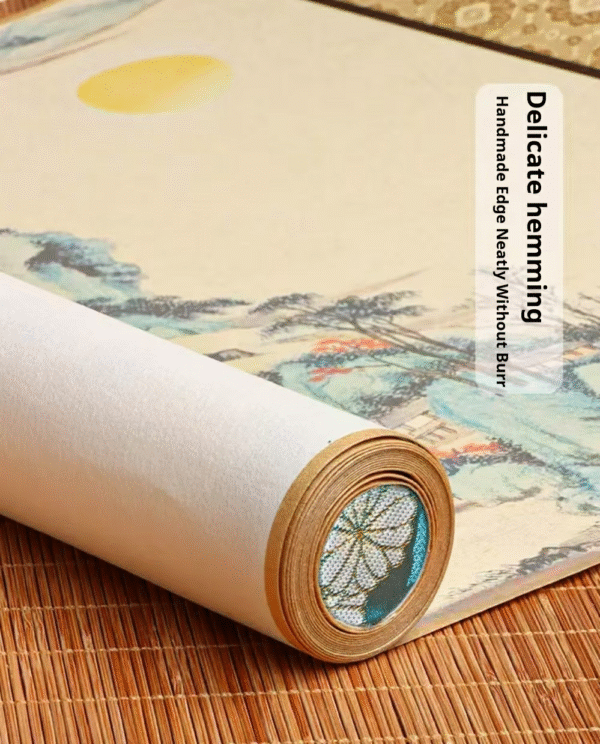 Xuan paper Art Paper Calligraphy Tracing and Writing Scroll of <CHUN JIANG HUA YUE YE >Song Brocade Box Set