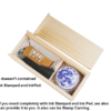 Xuan Paper Rice Paper Inkpad ink-stamped Natural Pine Box Chinese Calligraphy  Painting articrafts package Gfit Box.