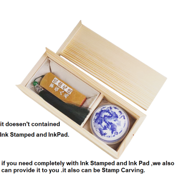 Xuan Paper Rice Paper Inkpad ink-stamped Natural Pine Box Chinese Calligraphy  Painting articrafts package Gfit Box.