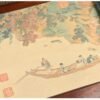 008 xuan paper calligraphy paper artworks scroll Tracing Writing of China Poems of < CHI BI FU >Song Brocade Box Set
