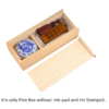Xuan Paper Rice Paper Inkpad ink-stamped Natural Pine Box Chinese Calligraphy  Painting articrafts package Gfit Box.
