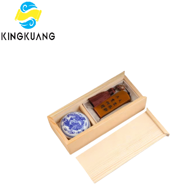 008 Xuan Paper Rice Paper Inkpad ink-stamped Natural Pine Box Chinese Calligraphy Painting articrafts package Gfit Box.