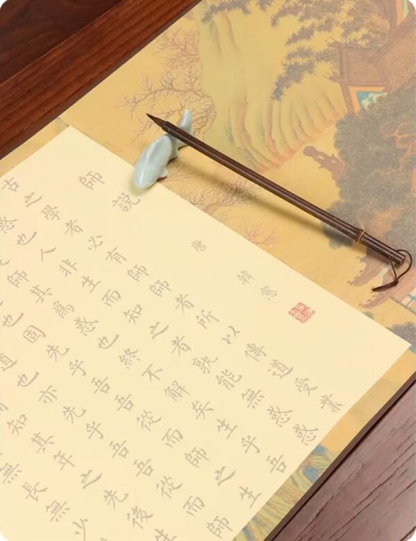 xuan paper calligraphy paper artworks tracing writing scroll of < Master Said> Song Brocade Box Set
