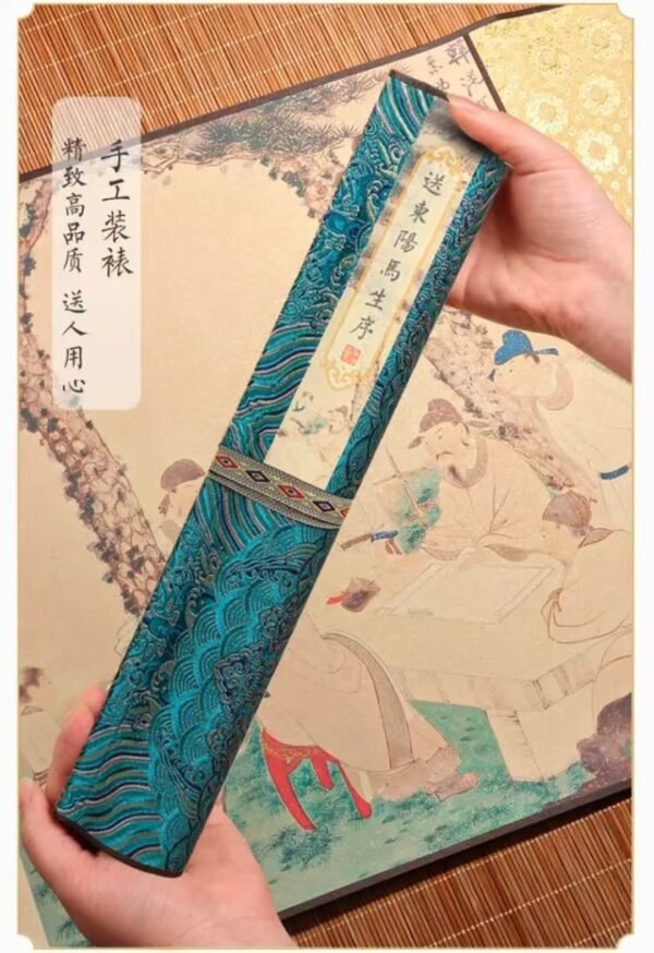 Chinese Xuan Paper Art Paper Rice paper calligaphy tracing writing copying  scroll  of < SONG DONG YANG MA XU > Song Brocade Box Set