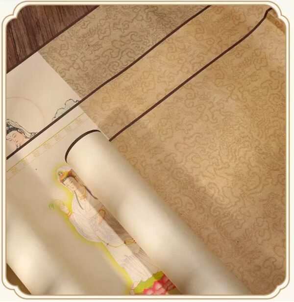 Xuan paper Art Paper Calligraphy Tracing and Writing Scroll of  Buddhist scriptures < JI Xiang Jing  >