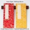 8*20cm xuan paper  calligraphy paper Art paper Drawing Painting Paper  Folding Brochure booklet Song Brocade Box Set