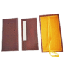 32*16*3.5cm Xuan Paper Rice Paper Calligraphy of brochure  Yellow sandalwood Gift Package wooden Box