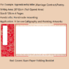 8*20cm xuan paper  calligraphy paper Art paper Drawing Painting Paper  Folding Brochure booklet Song Brocade Box Set