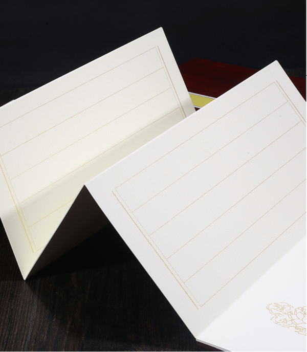 32*16cm Red wood Calligraphy  Xuan Paper Brochure Booklet Ablum Collection  Gift  Artworks Box Sets