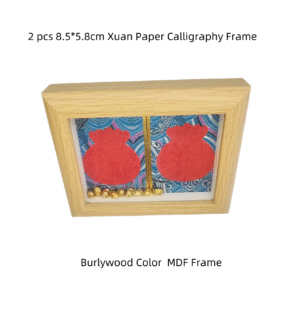 8.5*11.6cm Xuan Paper Art Paper hard silk art paper Painting  Hollow Frame  Artcrafts Calligraphy Artworks