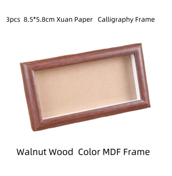 Xuan Paper Chinese Calligraphy Artistic art paper Hollow MDF  Frame