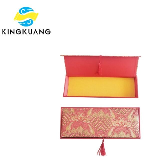 3_副本 Song Brocade Red Color gift jewelry box chinese traditional gift box