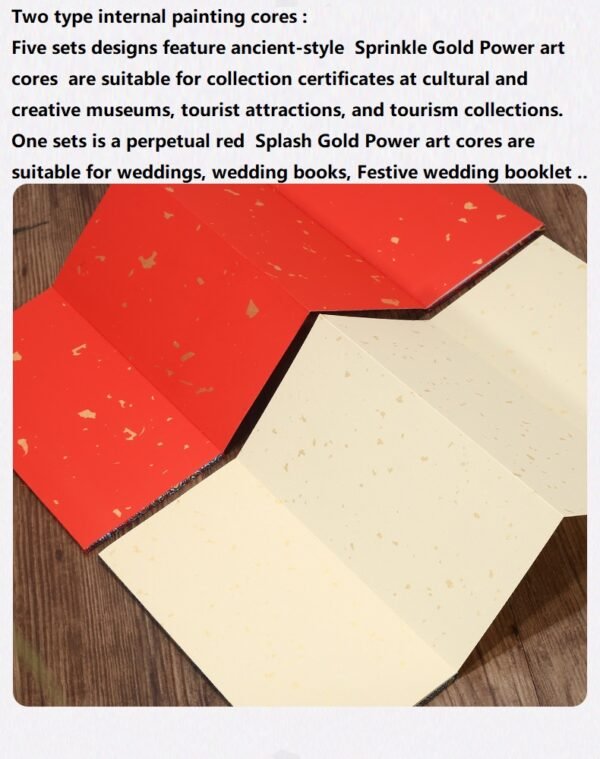 Chinese Xuan Paper  Folding Painting Calligraphy Booklet