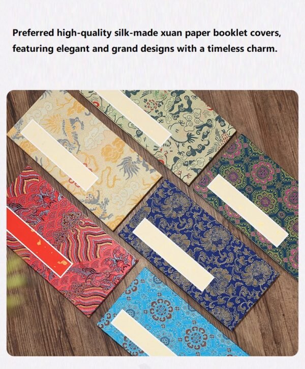 Chinese Xuan Paper  Folding Painting Calligraphy Booklet