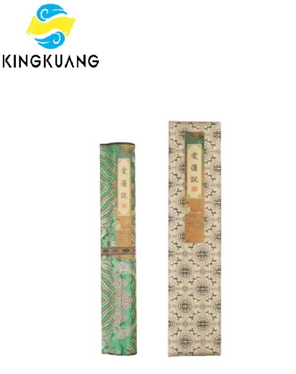 ailian shuo 01 Xuan Paper Art Paper Calligraphy Artworks Tracing and Writing Scroll of < Ai Lian Shuo > Brocade Box Set