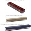 10 inch Xuan Paper Hand-Folding Fan Imitation Wooden Box 