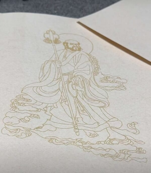 32*22cm Xuan Paper Calligraphy Paper Sumi-E SHU DAO Paper  kanji  Shodo Art Crafts 《 The Diamond Sutra》《 Tao Te Ching 》.