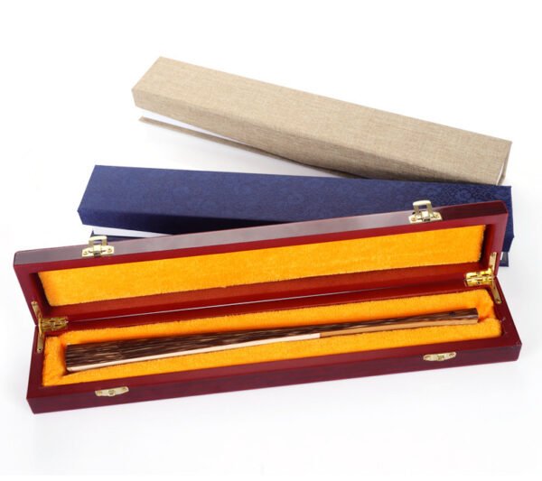 10 inch Xuan Paper Hand-Folding Fan Imitation Wooden Box 