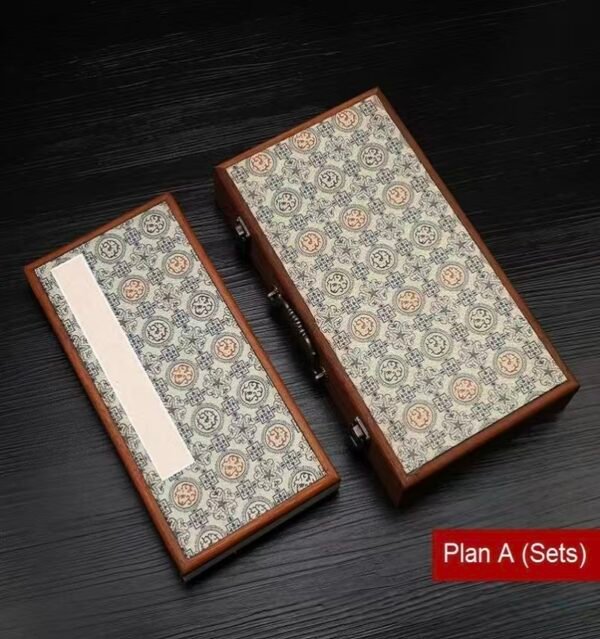 32*16cm Xuan Paper  Rice Paper  Art Paper Calligraphy Painting Paper  Sumi- E Paper Brochure list Ablum Red Wooden Box  Set
