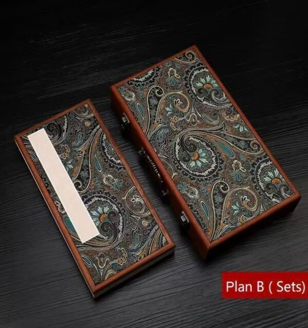 32*16cm Xuan Paper  Rice Paper  Art Paper Calligraphy Painting Paper  Sumi- E Paper Brochure list Ablum Red Wooden Box  Set