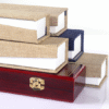 10 inch Xuan Paper Hand-Folding Fan Imitation Wooden Box 