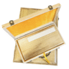 32*16*4.5cm   Camphor Wood Xuan Paper Booklet Ancient Book Gold Silver Jewelry and Ornaments Package Box