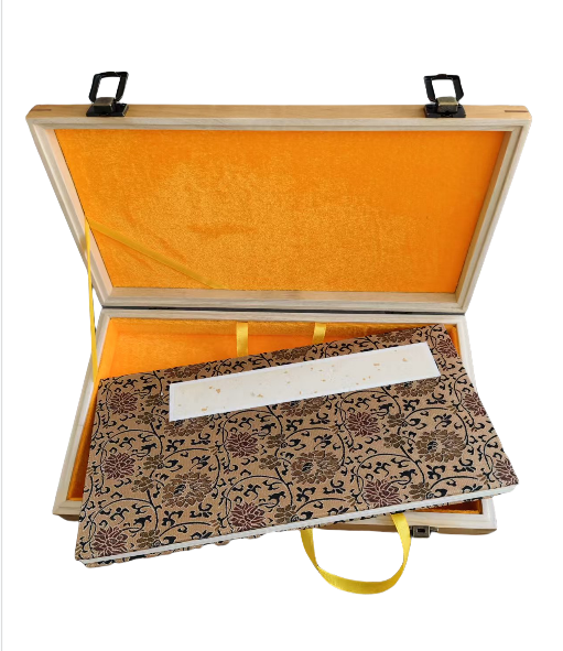 30*15cm xuan paper sumi-e painting paper Shu Dao Paper camphor wood  Cinnamomum Camphora Jewelry Gift Pacakge crafts Box