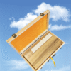 32*16*4.5cm   Camphor Wood Xuan Paper Booklet Ancient Book Gold Silver Jewelry and Ornaments Package Box