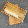 32*16*4.5cm   Camphor Wood Xuan Paper Booklet Ancient Book Gold Silver Jewelry and Ornaments Package Box
