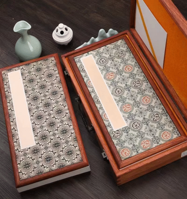 32*16cm Xuan Paper  Rice Paper  Art Paper Calligraphy Painting Paper  Sumi- E Paper Brochure list Ablum Red Wooden Box  Set
