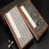 32*16cm Xuan Paper  Rice Paper  Art Paper Calligraphy Painting Paper  Sumi- E Paper Brochure list Ablum Red Wooden Box  Set